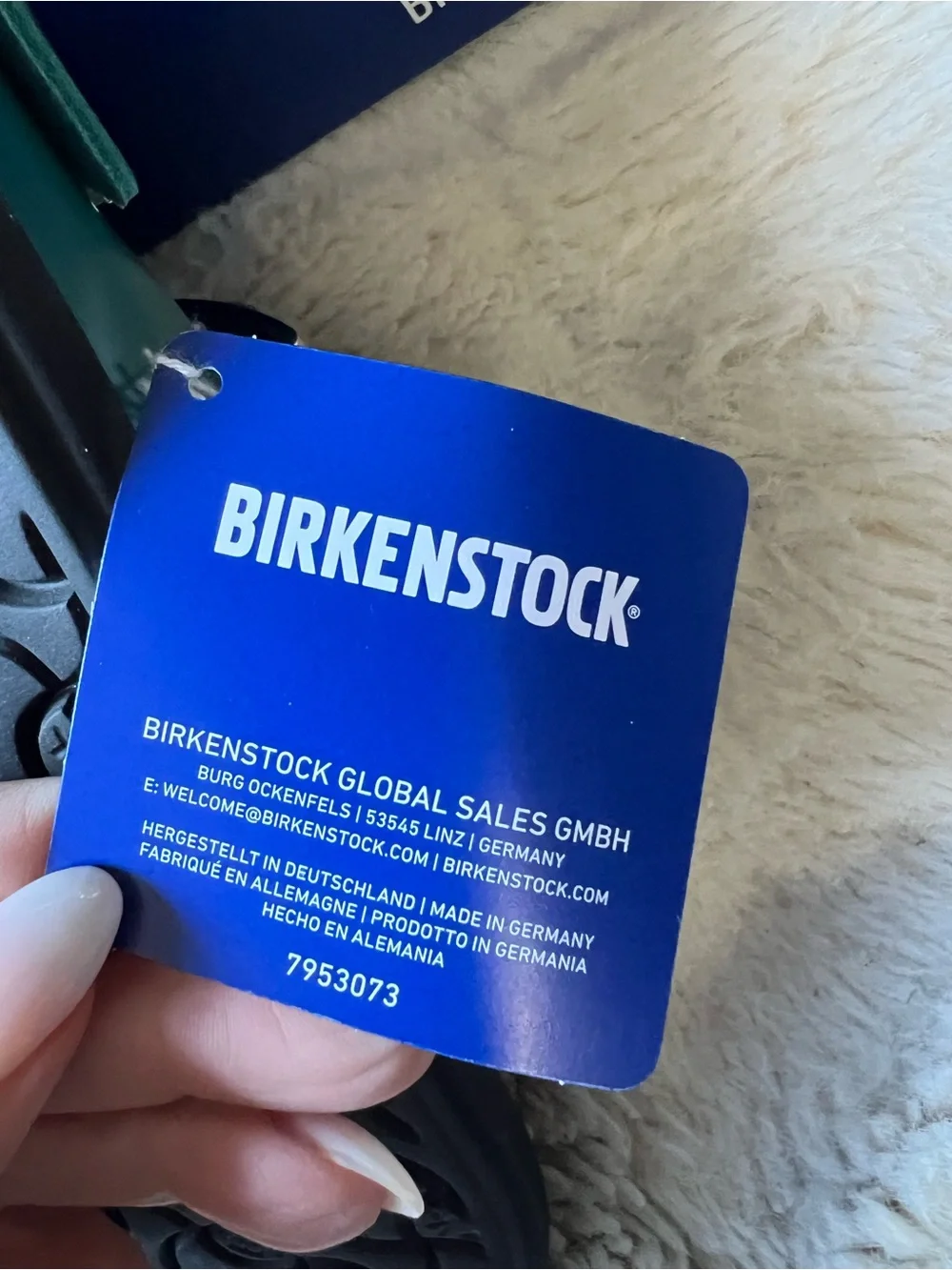 Birkenstock Arizona Droplet Buckle Cupsole High Shine Dark Teal EU 39 US 8
